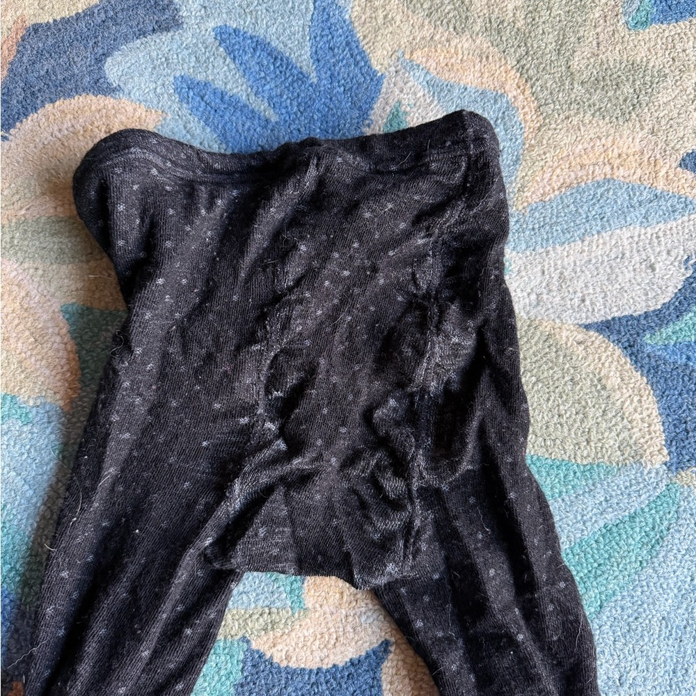 Smartwool Charcoal Patterned Tights size medium - Picture 3 of 5